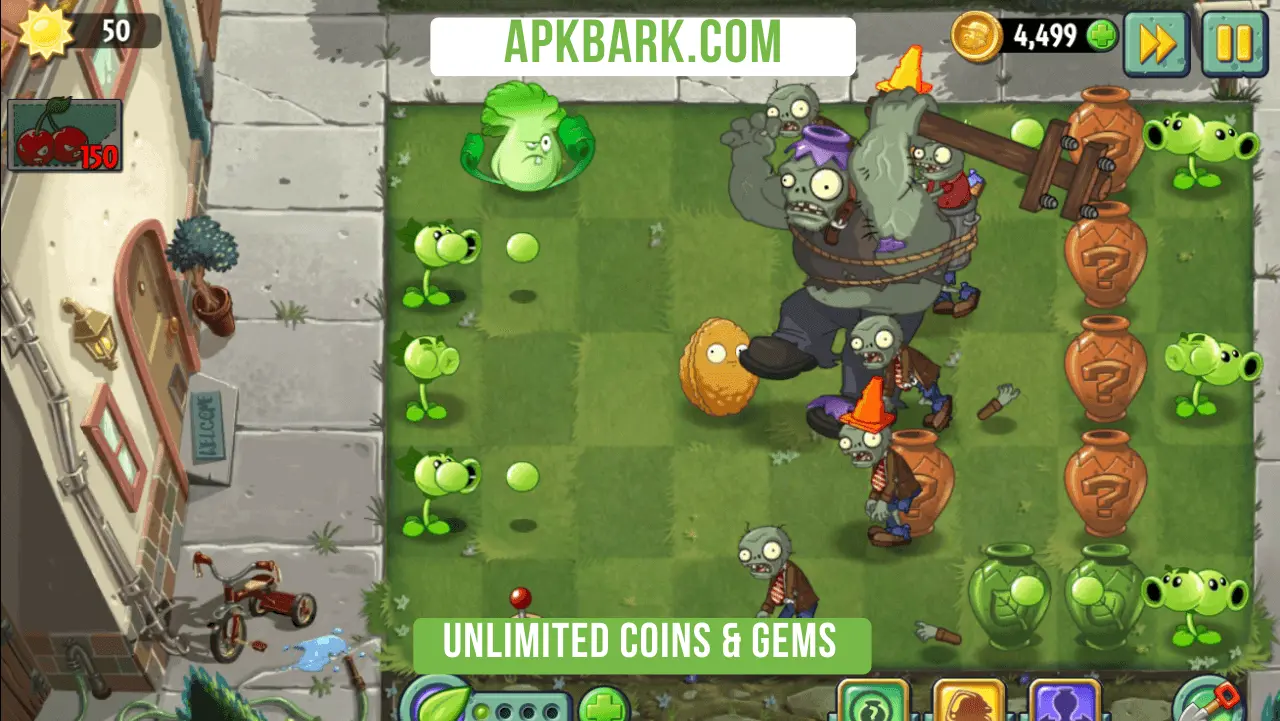Plants Vs Zombies 2 MOD APK V11.0.1 (Unlimited Coins/Gems) - Apk Zalmi
