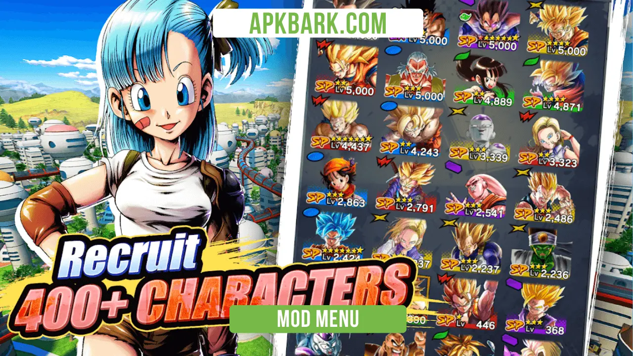 Dragon Ball Legends MOD MENU v4.34.0 APK / Dragon Ball Legends hack /  dragon ball legends mod 