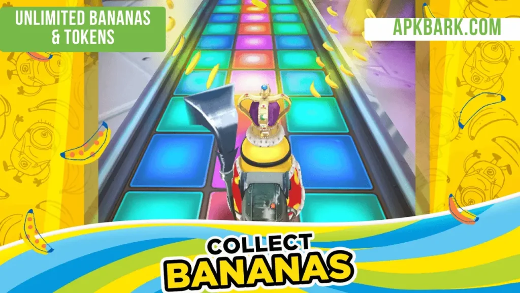 minion rush mod apk free unlimited bananas & token