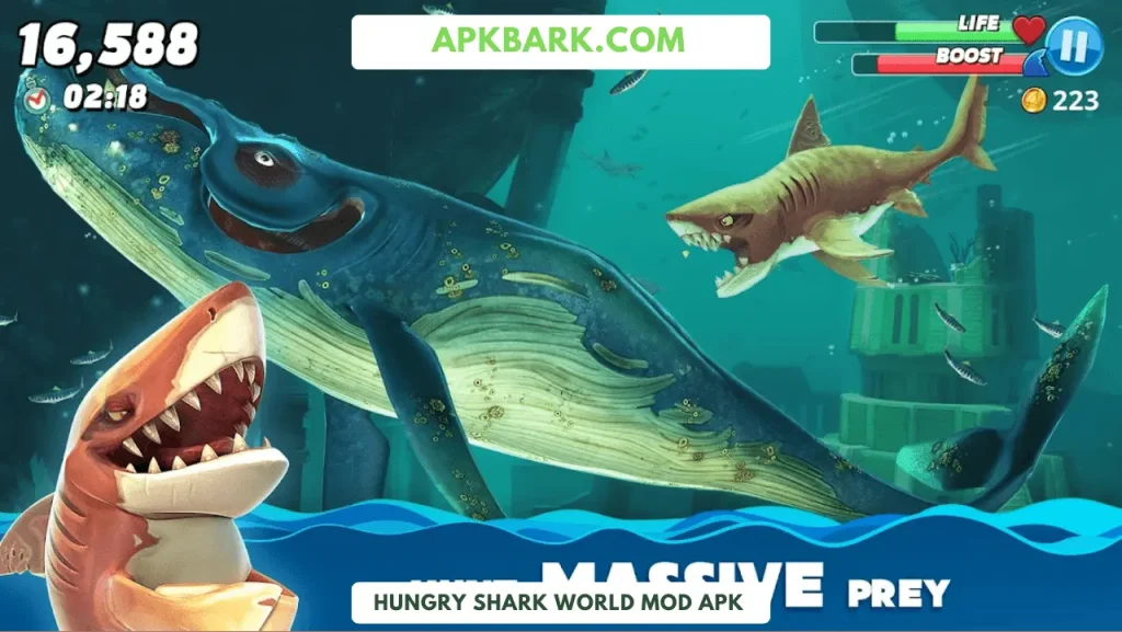 Hungry Shark WORLD MOD APK free