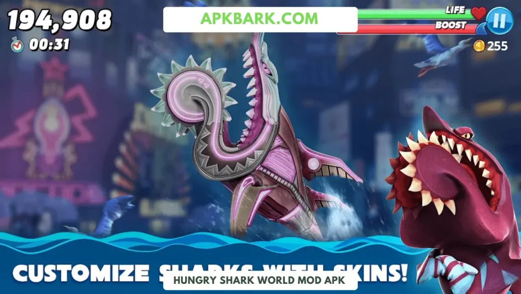 Hungry Shark WORLD MOD APK unlimited coins download