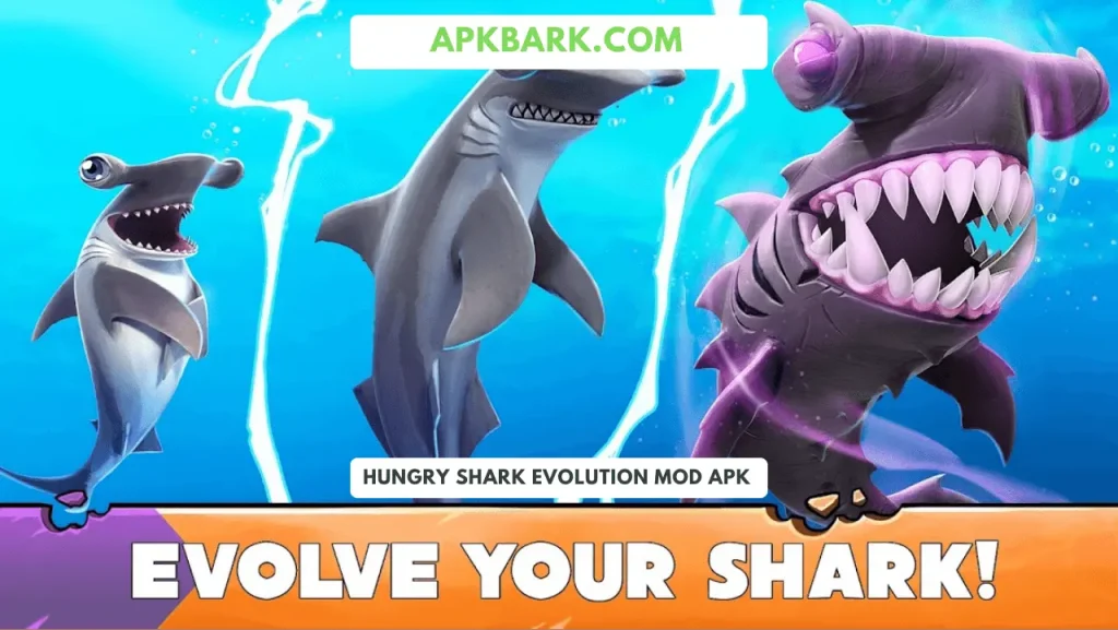 Hungry Shark evolution MOD APK unlimited coins & gems