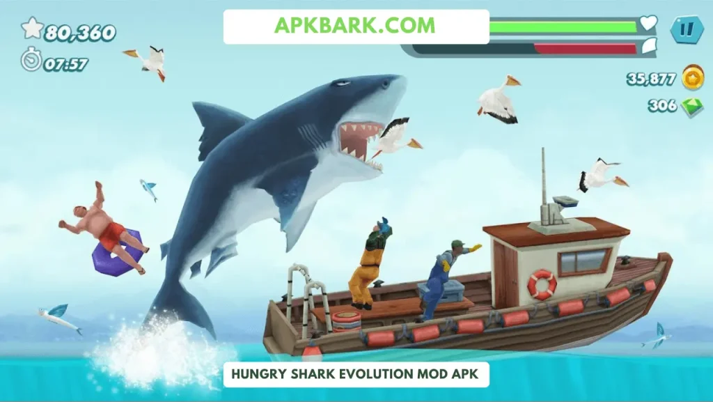 Hungry Shark evolution MOD unlimited coins & gems