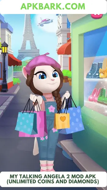 My Talking Angela 2 Mod Unlimited Coins & Diamonds download