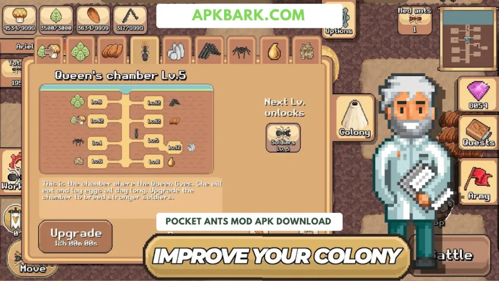 Pocket Ants Mod APk Download unlimited money