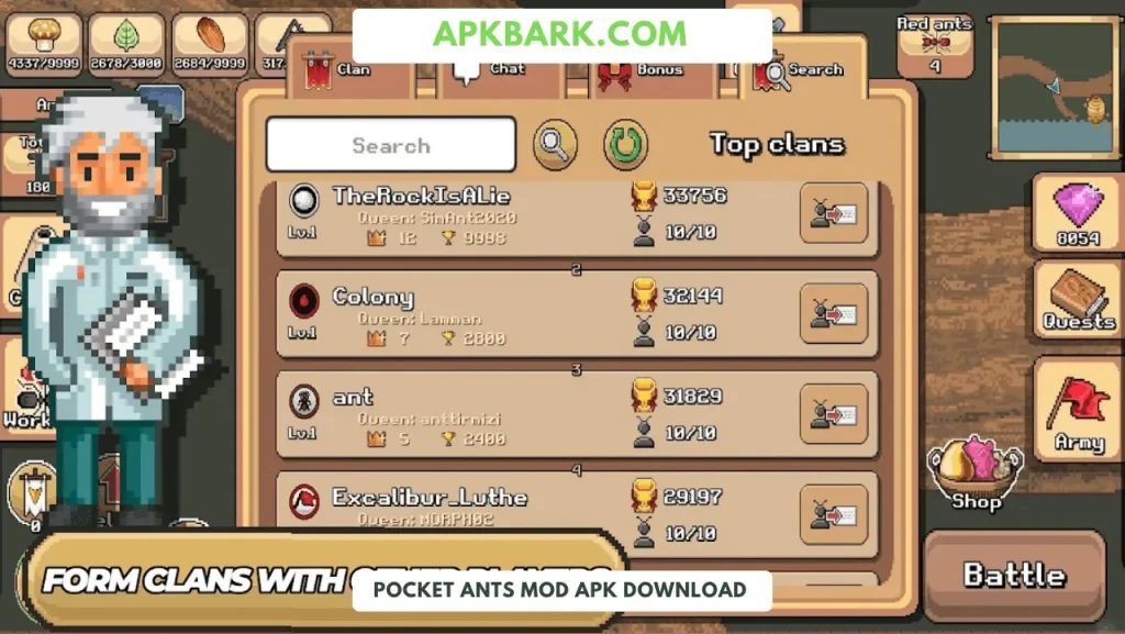 Pocket Ants latest version Unlimited money Mod apk Download
