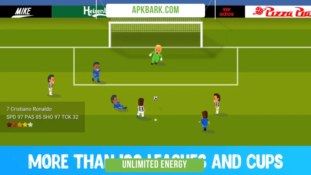 World Soccer mod apk unlimited energy