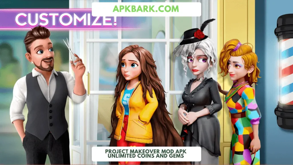 project makeover mod apk free purchase unlimited everything