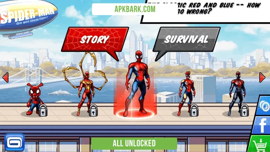 spider man ultimate power mod apk all unlocked download