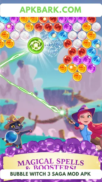 bubble witch saga 3 mod apk unlimited moves