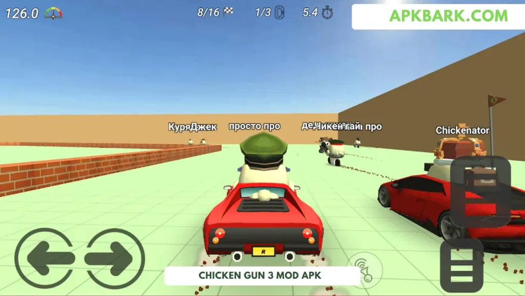 chicken gun 3 mod apk No Car Damage