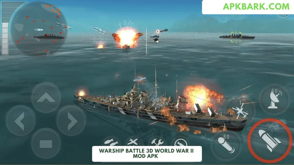 game warship battle 3d world war 2 mod apk
