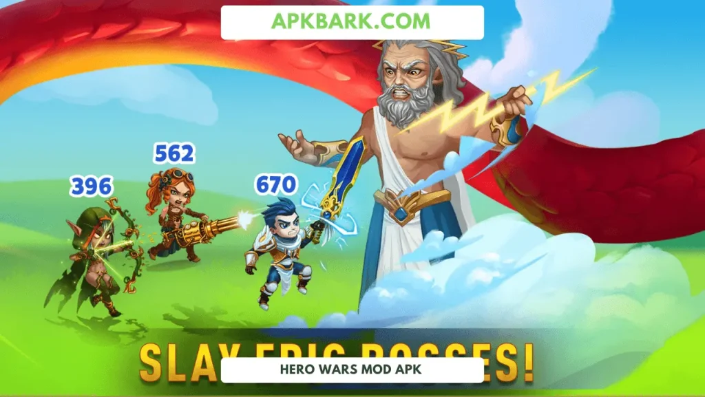 hero wars mod apk unlock all