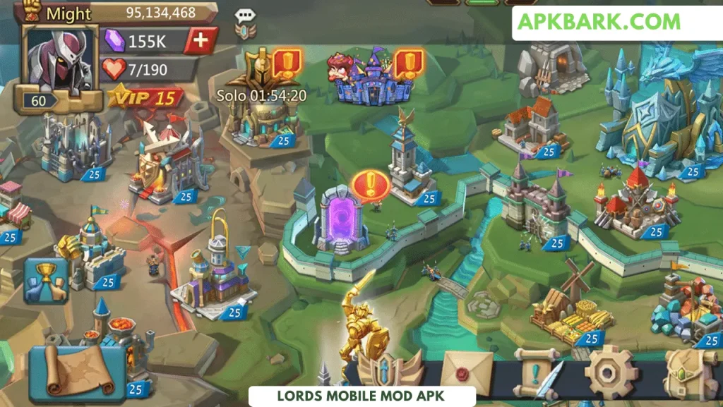lords mobile mod apk unlimited gems download