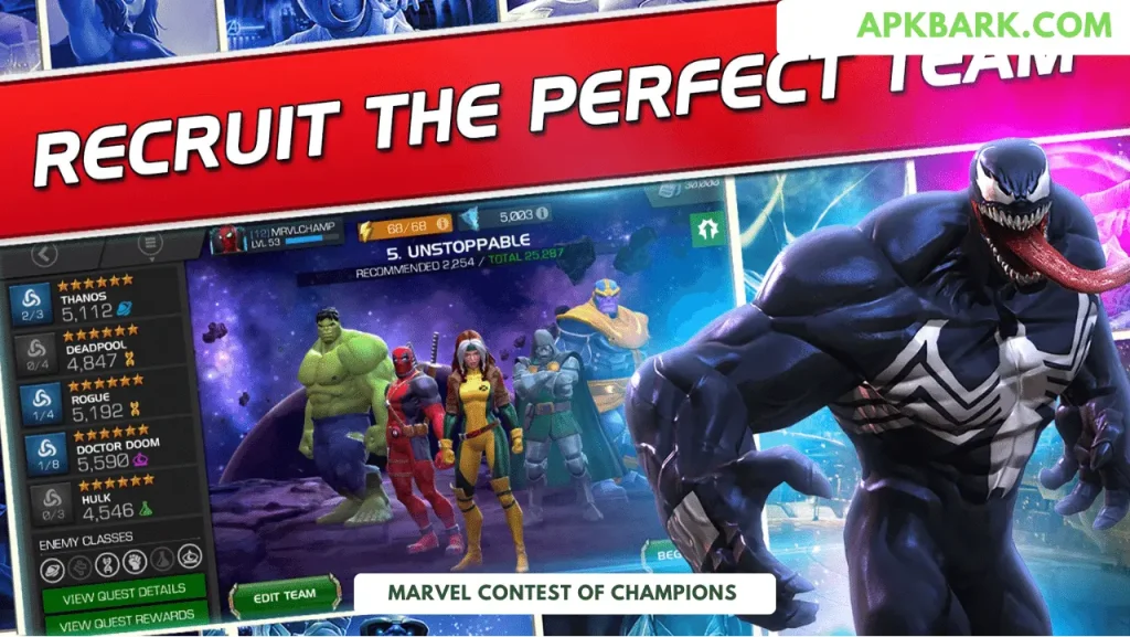 marvel contest of champions mod apk unlimited units latest version