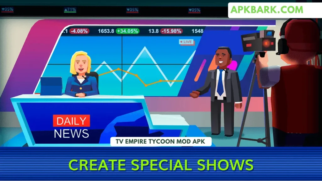 tv empire tycoon mod apk free shopping