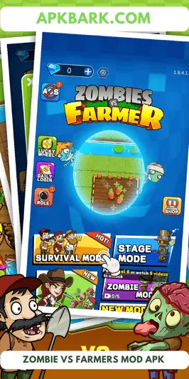 zombie vs farmer mod menu