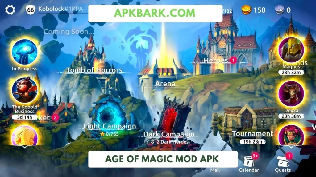 age of magic mod menu download