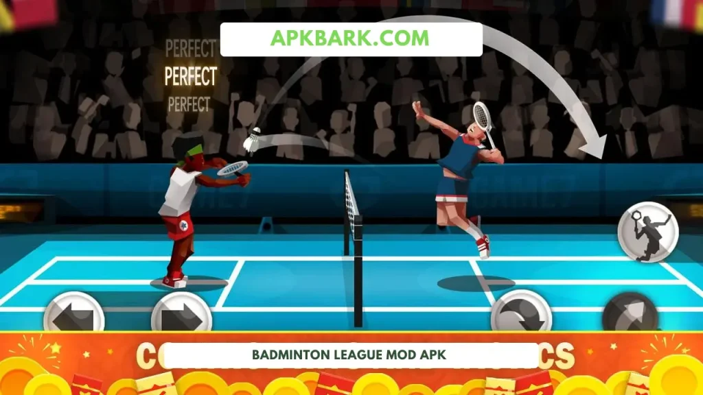 badminton league mod apk unlocked all