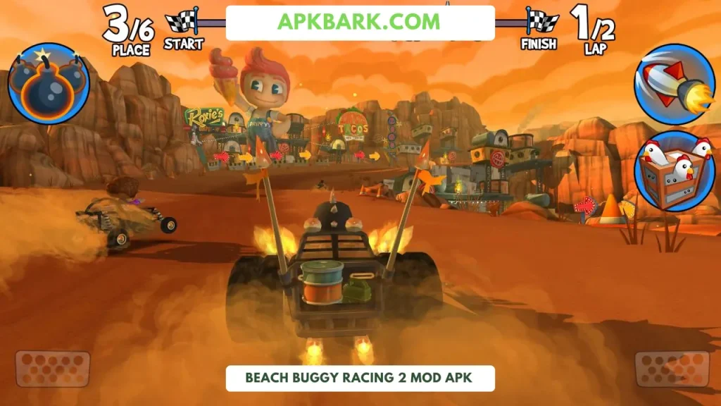 beach buggy racing 2 mod apk free shopping