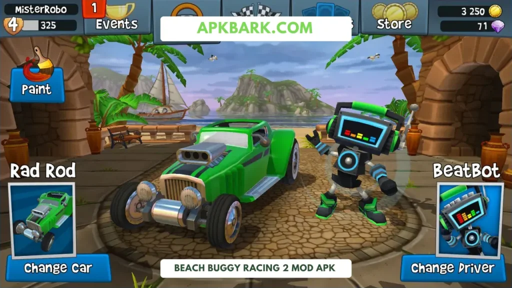 beach buggy racing 2 mod apk unlimited diamonds