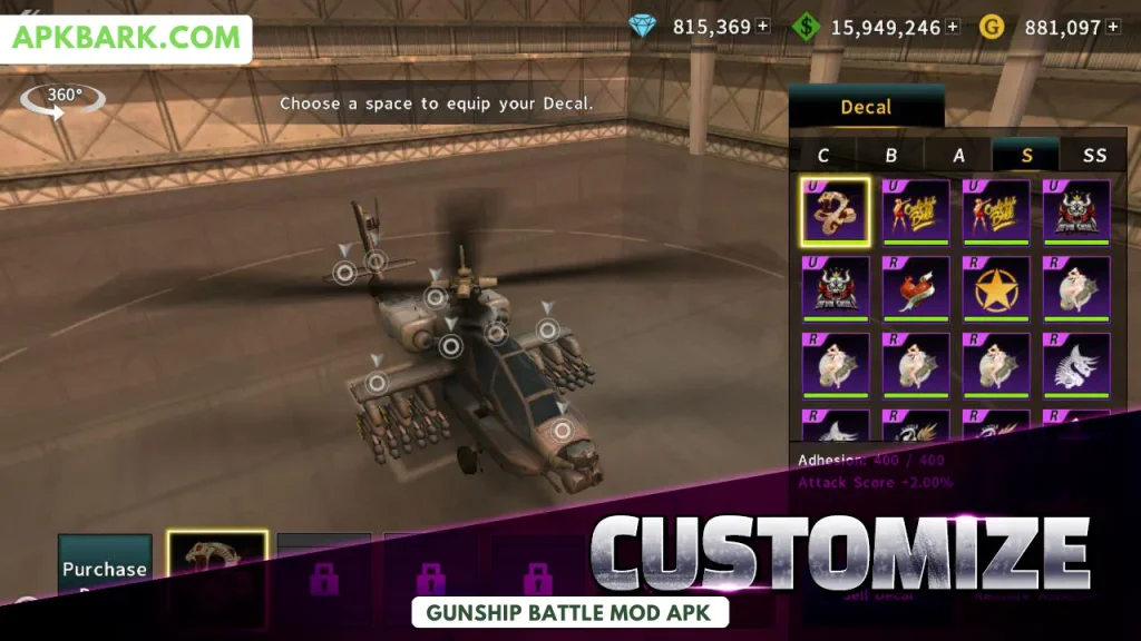 gunship battle mod apk unlocked premium