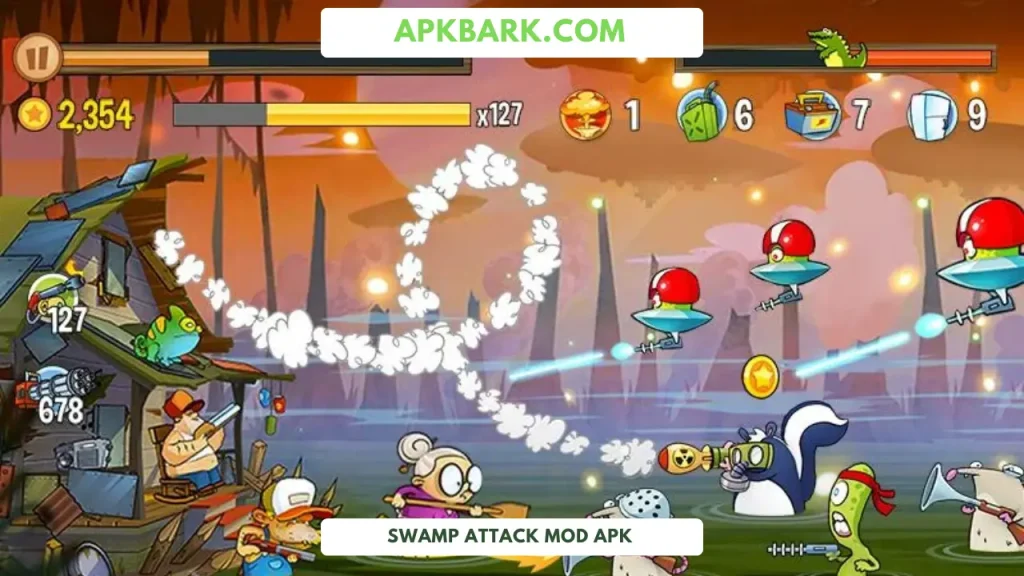 swamp attack mod apk unlimited ammo