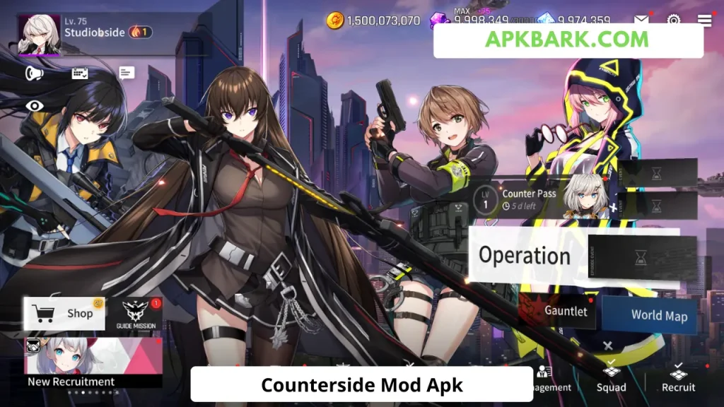 counterside mod apk unlocked