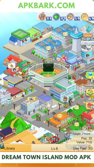 dream town island mod apk unlimited money and gems