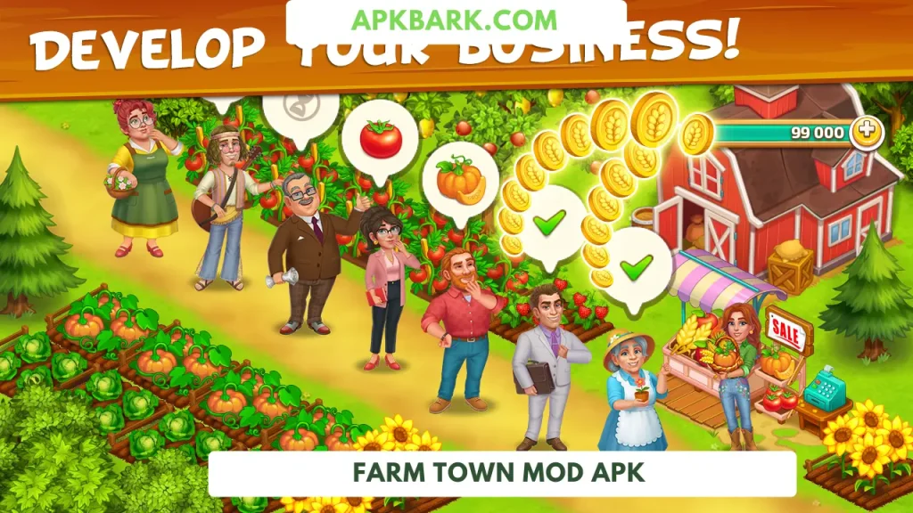 farm town mod apk unlimited diamonds