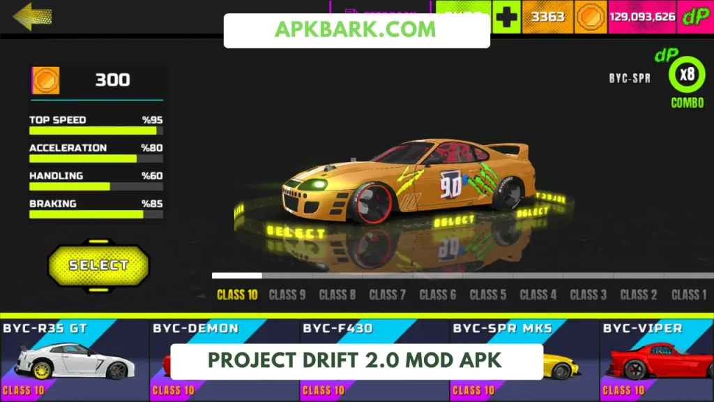 project drift 2.0 mod apk unlocked all