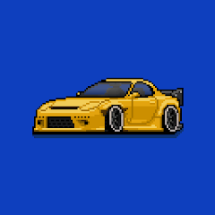Pixel Car Racer Mod Apk icon