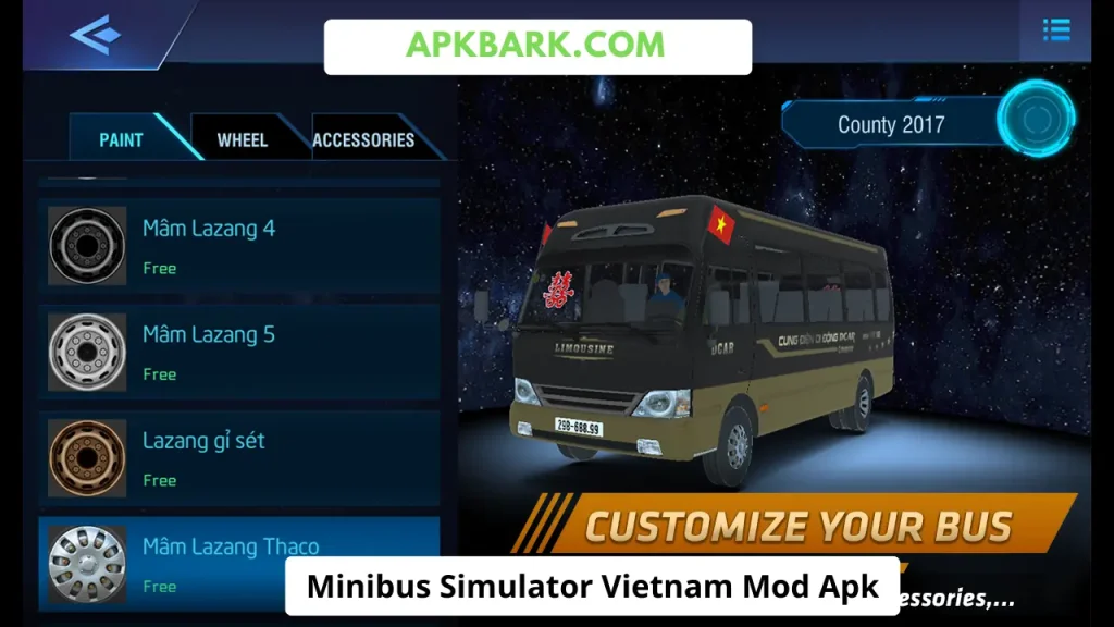 minibus simulator vietnam mod menu