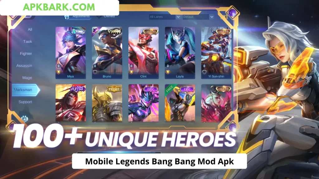 mobile legends bang bang mod apk unlock all skins