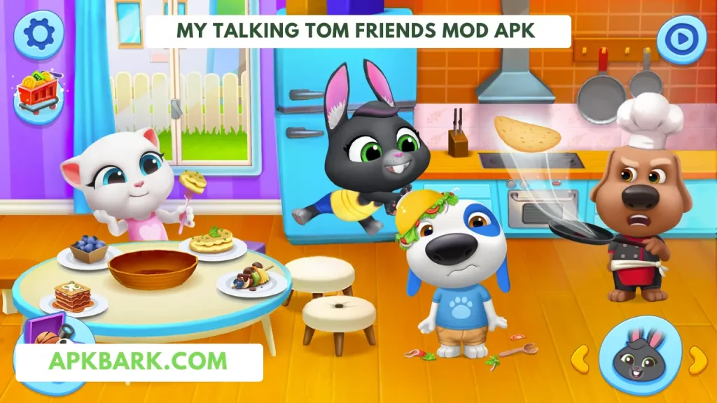 my talking tom friends mod apk no ads