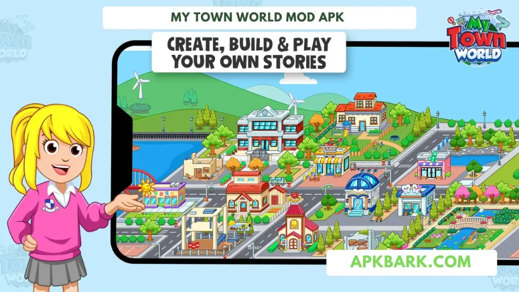 my town world mod apk free shopping