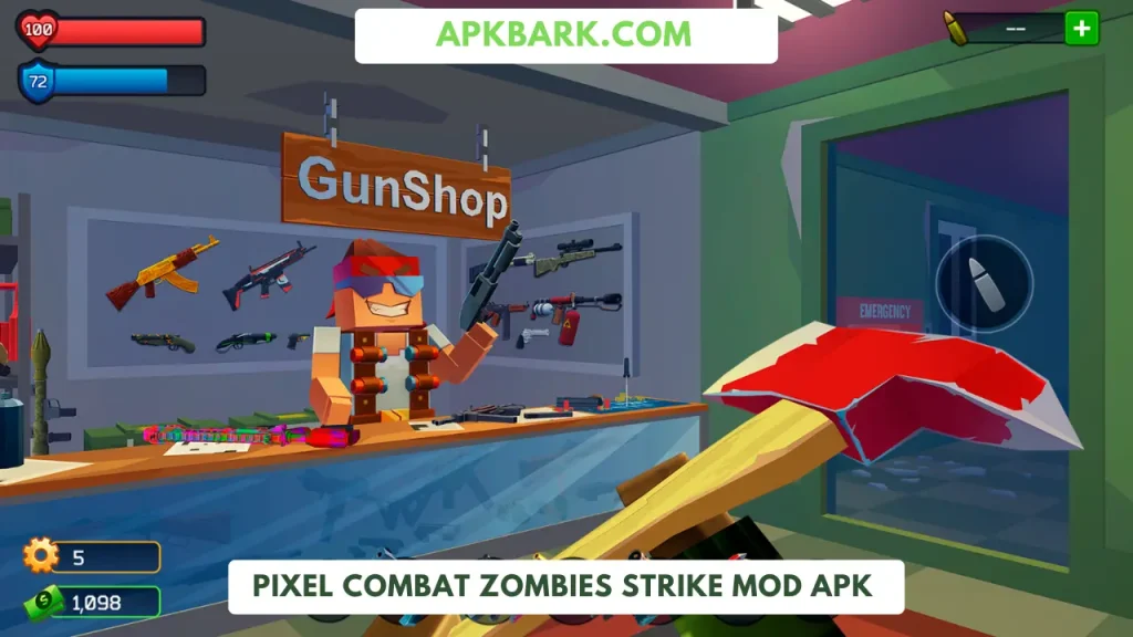 pixel combat zombie strike mod apk all ammo unlocked