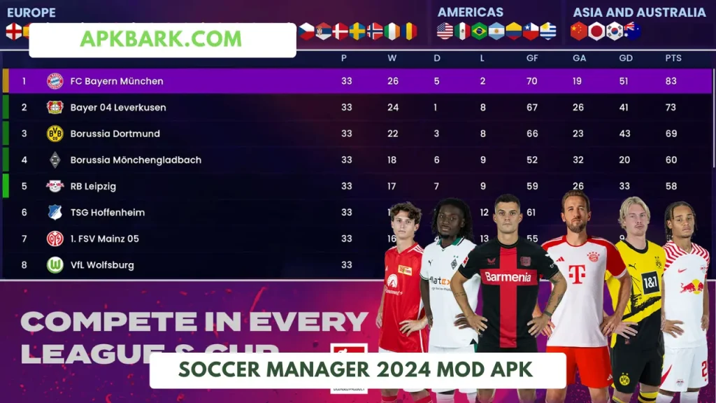 soccer manager 2024 mod apk no ads