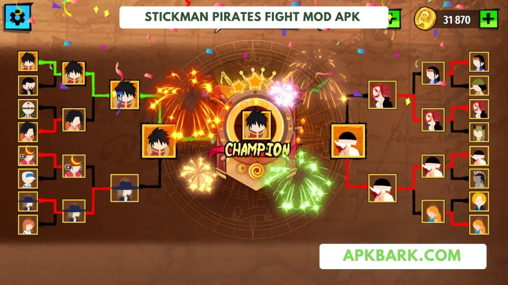 stickman pirates fight mod apk unlimited money