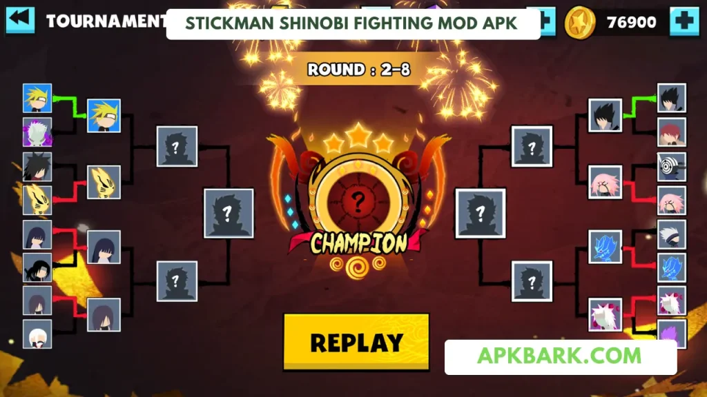 stickman shinobi fighting mod apk unlimited money and gems