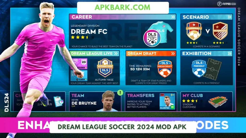 dream league soccer 2024 mod apk unlimited money