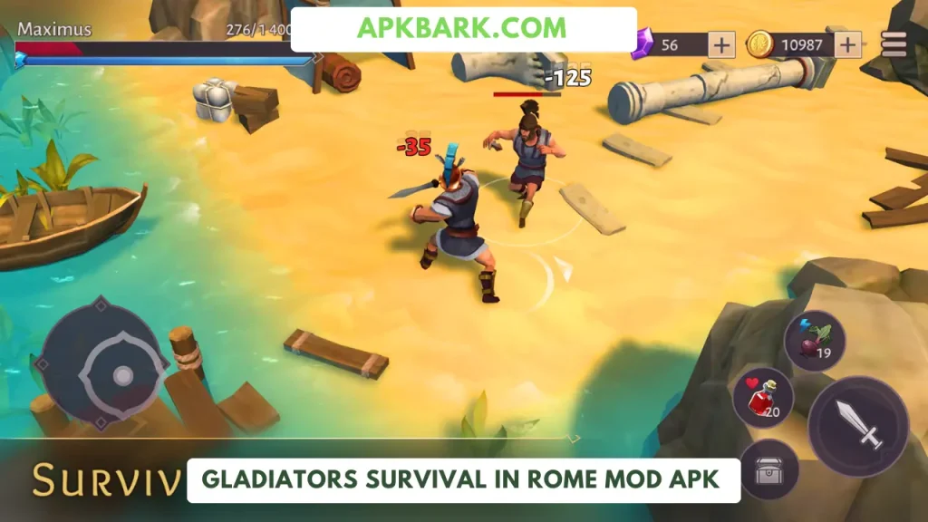 gladiators survival in rome mod apk unlimited money