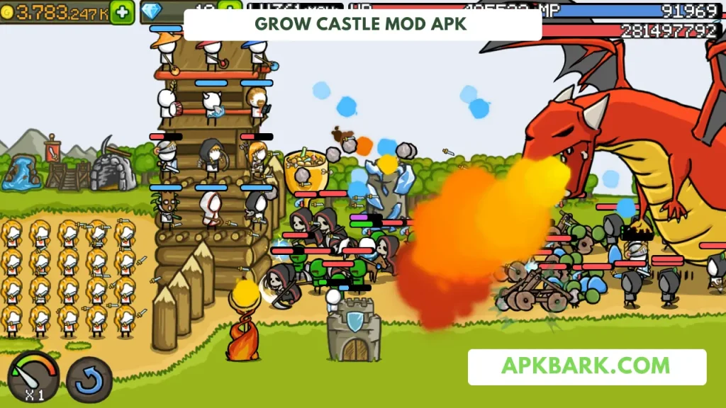 grow castle mod apk max level