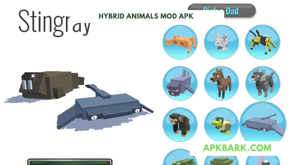 hybrid animals mod apk free shopping