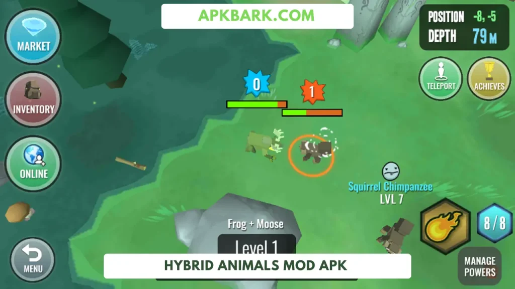 hybrid animals mod apk max level