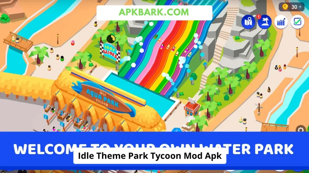 idle theme park tycoon mod apk unlimited money