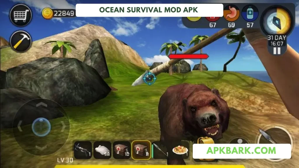 ocean survival mod menu
