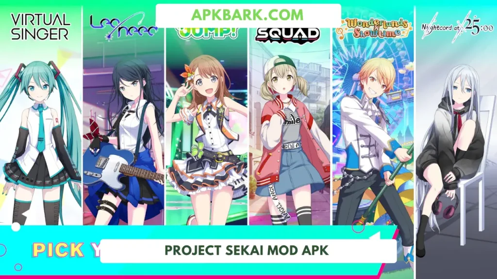 project sekai mod apk unlocked everything