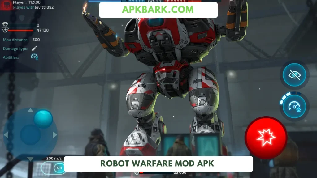 robot warfare mod apk free shopping