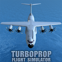 turboprop flight simulator mod apk icon